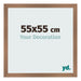 Fotokader 55x55cm Koper Decor MDF Bologna Voorzijde Maat | Yourdecoration.be