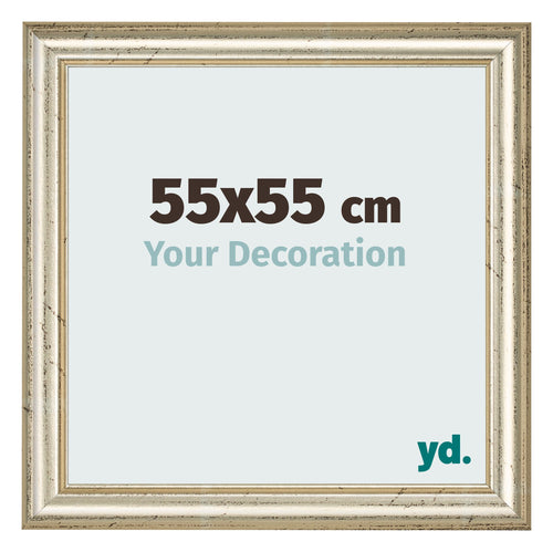 Fotokader 55x55cm Metaalglans MDF Lazio Voorzijde Maat | Yourdecoration.be
