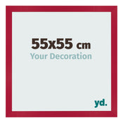 Fotokader 55x55cm Rood MDF Bologna Voorzijde Maat | Yourdecoration.be
