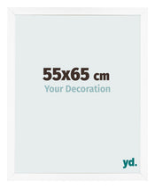 Fotokader 55x65 cm Wit Mat MDF Bologna Voorzijde Maat | Yourdecoration.be
