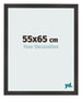 Fotokader 55x65 cm Zwart Mat MDF Bologna Voorzijde Maat | Yourdecoration.be