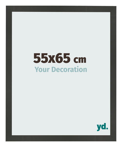 Fotokader 55x65cm Antraciet MDF Bologna Voorzijde Maat | Yourdecoration.be