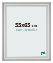 Fotokader 55x65cm Zilver Mat MDF Lazio Voorzijde Maat | Yourdecoration.be
