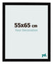 Fotokader 55x65cm Zwart Hoogglans MDF Bologna Voorzijde Maat | Yourdecoration.be