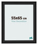 Fotokader 55x65cm Zwart Houtnerf MDF Lazio Voorzijde Maat | Yourdecoration.be