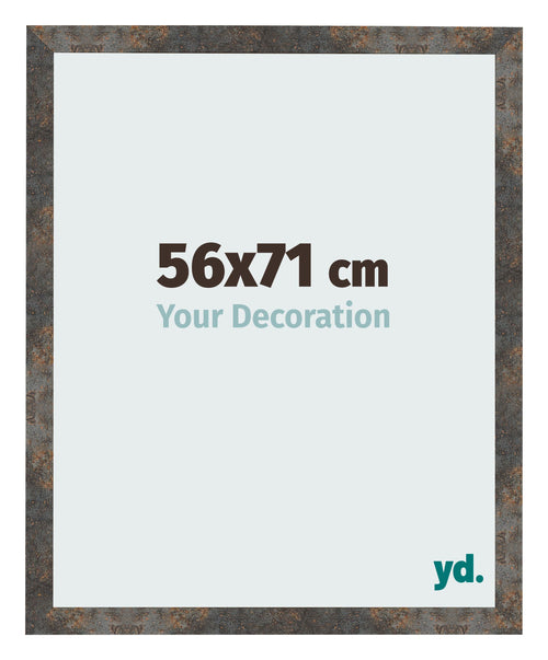 Fotokader 56x71 cm Geoxideerd Metaal MDF Bologna Voorzijde Maat | Yourdecoration.be