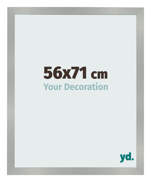 Fotokader 56x71cm Aluminium Geborsteld MDF Bologna Voorzijde Maat | Yourdecoration.be