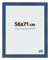 Fotokader 56x71cm Donkerblauw Geveegd MDF Pisa Voorzijde Maat | Yourdecoration.be