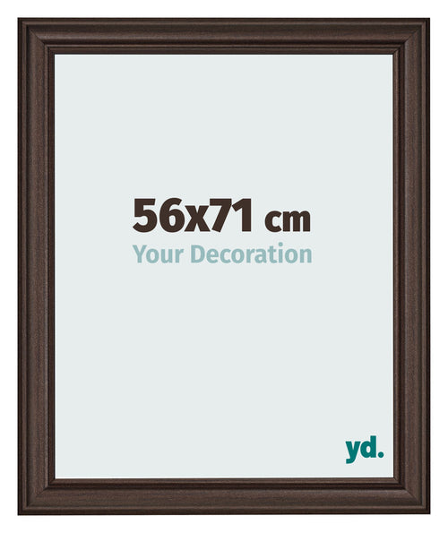 Fotokader 56x71cm Eiken Donker MDF Lazio Voorzijde Maat | Yourdecoration.be