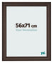 Fotokader 56x71cm Eiken Donker MDF Lazio Voorzijde Maat | Yourdecoration.be