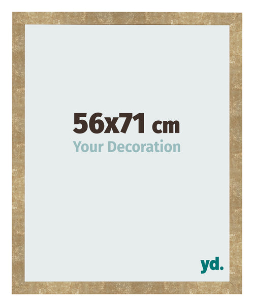 Fotokader 56x71cm Goud Antiek MDF Bologna Voorzijde Maat | Yourdecoration.be