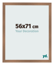 Fotokader 56x71cm Koper Decor MDF Bologna Voorzijde Maat | Yourdecoration.be
