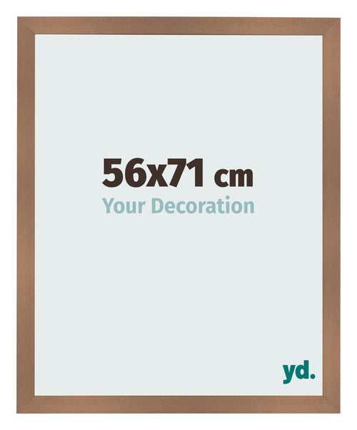 Fotokader 56x71cm Koper Decor MDF Bologna Voorzijde Maat | Yourdecoration.be