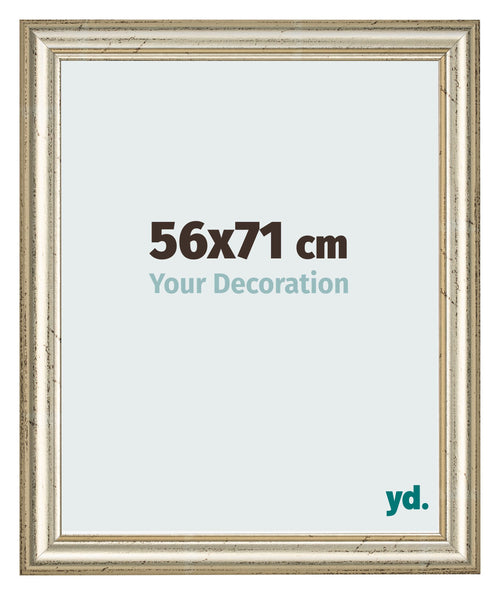 Fotokader 56x71cm Metaalglans MDF Lazio Voorzijde Maat | Yourdecoration.be