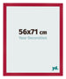 Fotokader 56x71cm Rood MDF Bologna Voorzijde Maat | Yourdecoration.be