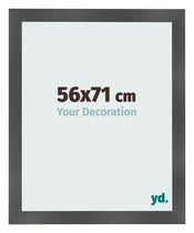 Fotokader 56x71cm Zwart Mat MDF Pisa Voorzijde Maat | Yourdecoration.be