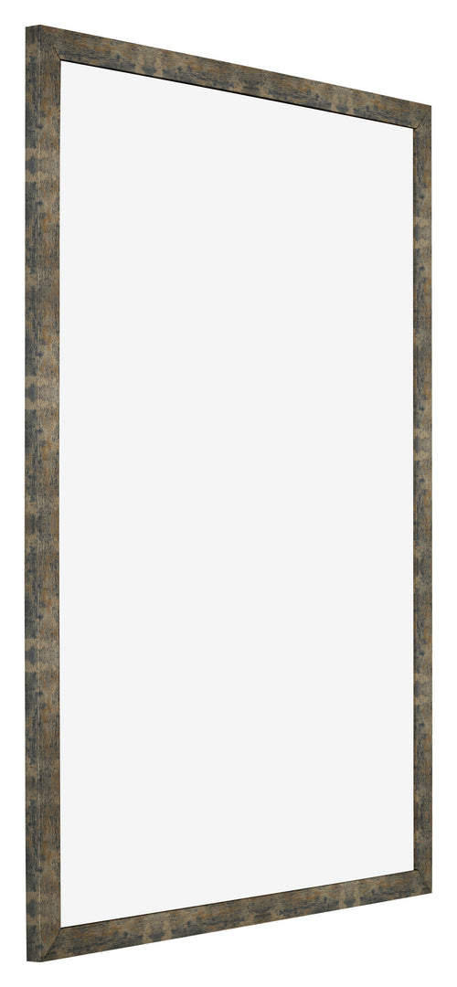 Fotokader 59 4x84cm A1 Blauw Goud Gemeleerd MDF Bologna Voorzijde Schuin | Yourdecoration.be