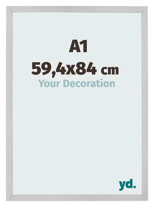 Fotokader 59 4x84cm A1 Edelstaal MDF Bologna Voorzijde Maat | Yourdecoration.be