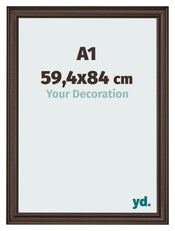 Fotokader 59 4x84cm A1 Eiken Donker MDF Lazio Voorzijde Maat | Yourdecoration.be