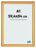 Fotokader 59 4x84cm A1 Goud Mat MDF Lazio Voorzijde Maat | Yourdecoration.be