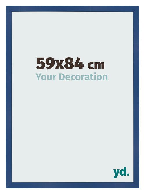 Fotokader 59x84 cm Donkerblauw MDF Bologna Voorzijde Maat | Yourdecoration.be