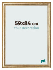 Fotokader 59x84cm Goud Antiek MDF Lazio Voorzijde Maat | Yourdecoration.be