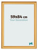 Fotokader 59x84cm Goud Mat MDF Lazio Voorzijde Maat | Yourdecoration.be
