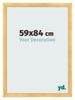 Fotokader 59x84cm Goud Mat MDF Pisa Voorzijde Maat | Yourdecoration.be