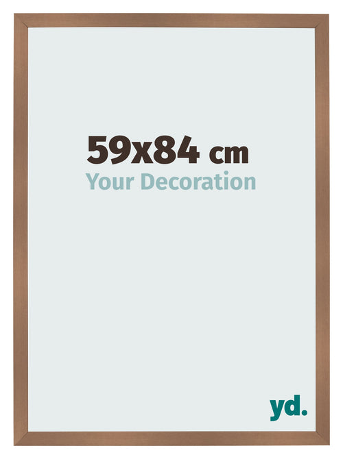 Fotokader 59x84cm Koper Decor MDF Bologna Voorzijde Maat | Yourdecoration.be