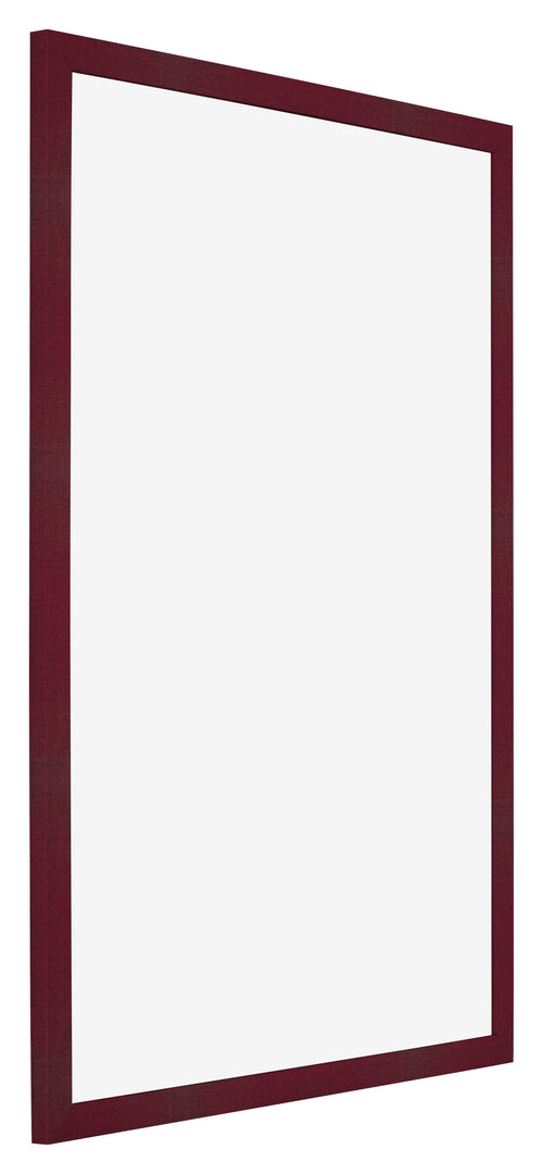 Fotokader 59x84cm Wijnrood Geveegd MDF Bologna Voorzijde Schuin | Yourdecoration.be