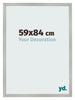 Fotokader 59x84cm Zilver Mat MDF Bologna Voorzijde Maat | Yourdecoration.be