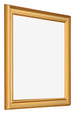 Fotokader 60x60cm Goud Mat MDF Lazio Voorzijde Schuin | Yourdecoration.be