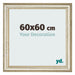 Fotokader 60x60cm Metaalglans MDF Lazio Voorzijde Maat | Yourdecoration.be