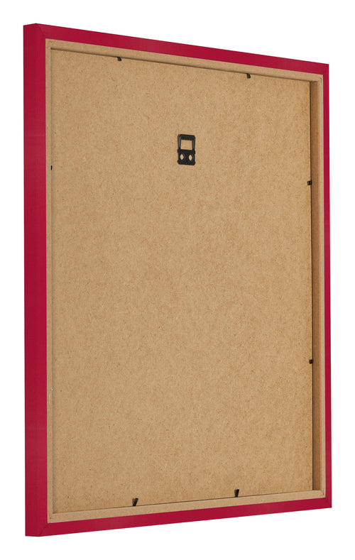 Fotokader 60x60cm Rood MDF Bologna Achterzijde Schuin | Yourdecoration.be