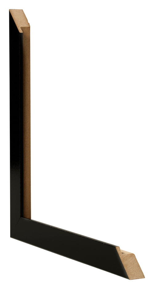 Fotokader 60x60cm Zwart Hoogglans MDF Bologna Detail Doorsnede | Yourdecoration.be