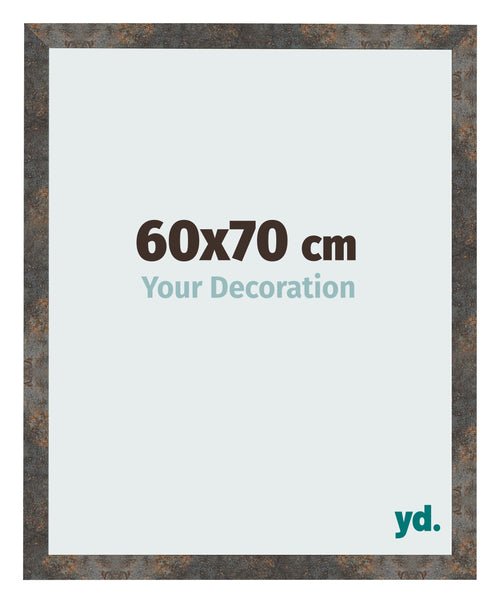 Fotokader 60x70 cm Geoxideerd Metaal MDF Bologna Voorzijde Maat | Yourdecoration.be