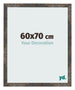 Fotokader 60x70 cm Geoxideerd Metaal MDF Bologna Voorzijde Maat | Yourdecoration.be