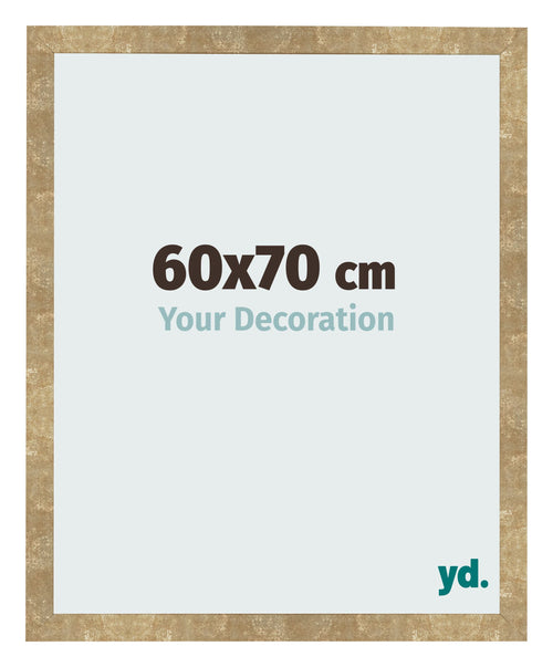 Fotokader 60x70cm Goud Antiek MDF Bologna Voorzijde Maat | Yourdecoration.be