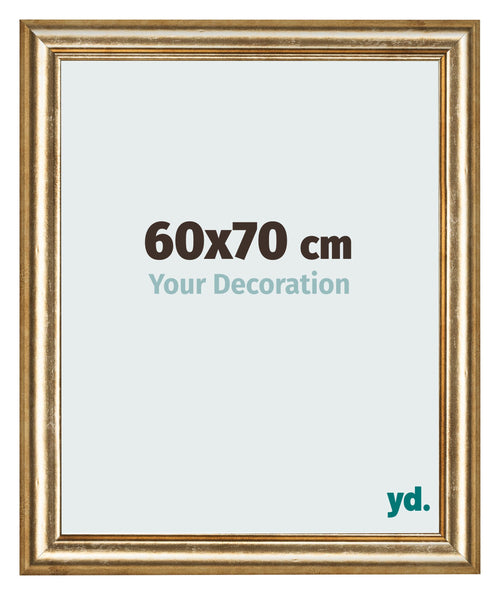 Fotokader 60x70cm Goud Antiek MDF Lazio Voorzijde Maat | Yourdecoration.be