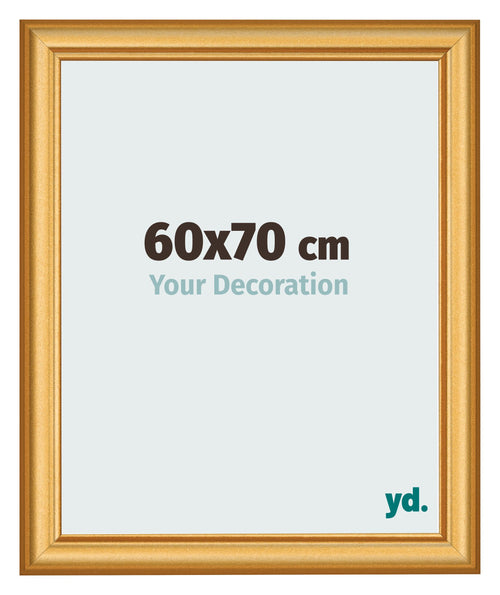 Fotokader 60x70cm Goud Mat MDF Lazio Voorzijde Maat | Yourdecoration.be