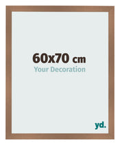 Fotokader 60x70cm Koper Decor MDF Bologna Voorzijde Maat | Yourdecoration.be