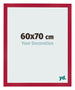 Fotokader 60x70cm Rood MDF Bologna Voorzijde Maat | Yourdecoration.be