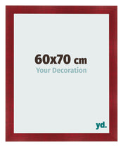 Fotokader 60x70cm Wijnrood Geveegd MDF Pisa Voorzijde Maat | Yourdecoration.be