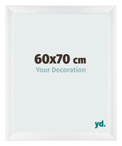 Fotokader 60x70cm Wit Hoogglans MDF Pisa Voorzijde Maat | Yourdecoration.be
