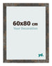 Fotokader 60x80 cm Geoxideerd Metaal MDF Bologna Voorzijde Maat | Yourdecoration.be