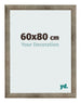 Fotokader 60x80 cm Metaal Vintage MDF Bologna Voorzijde Maat | Yourdecoration.be