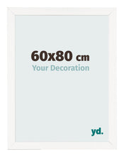 Fotokader 60x80 cm Wit Hoogglans MDF Bologna Voorzijde Maat | Yourdecoration.be