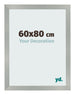 Fotokader 60x80cm Aluminium Geborsteld MDF Bologna Voorzijde Maat | Yourdecoration.be