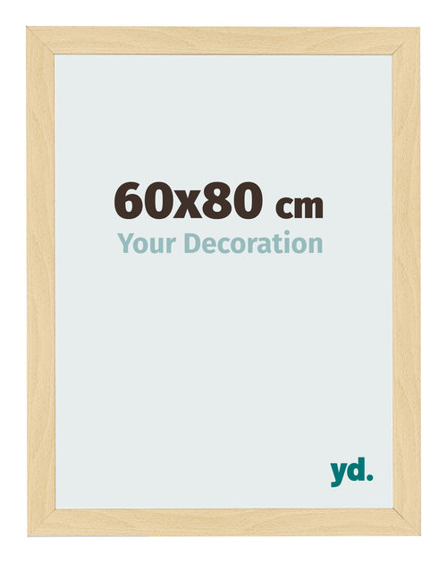 Fotokader 60x80cm Beuken Decor MDF Bologna Voorzijde Maat | Yourdecoration.be