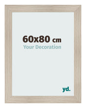 Fotokader 60x80cm Eiken Licht MDF Pisa Voorzijde Maat | Yourdecoration.be